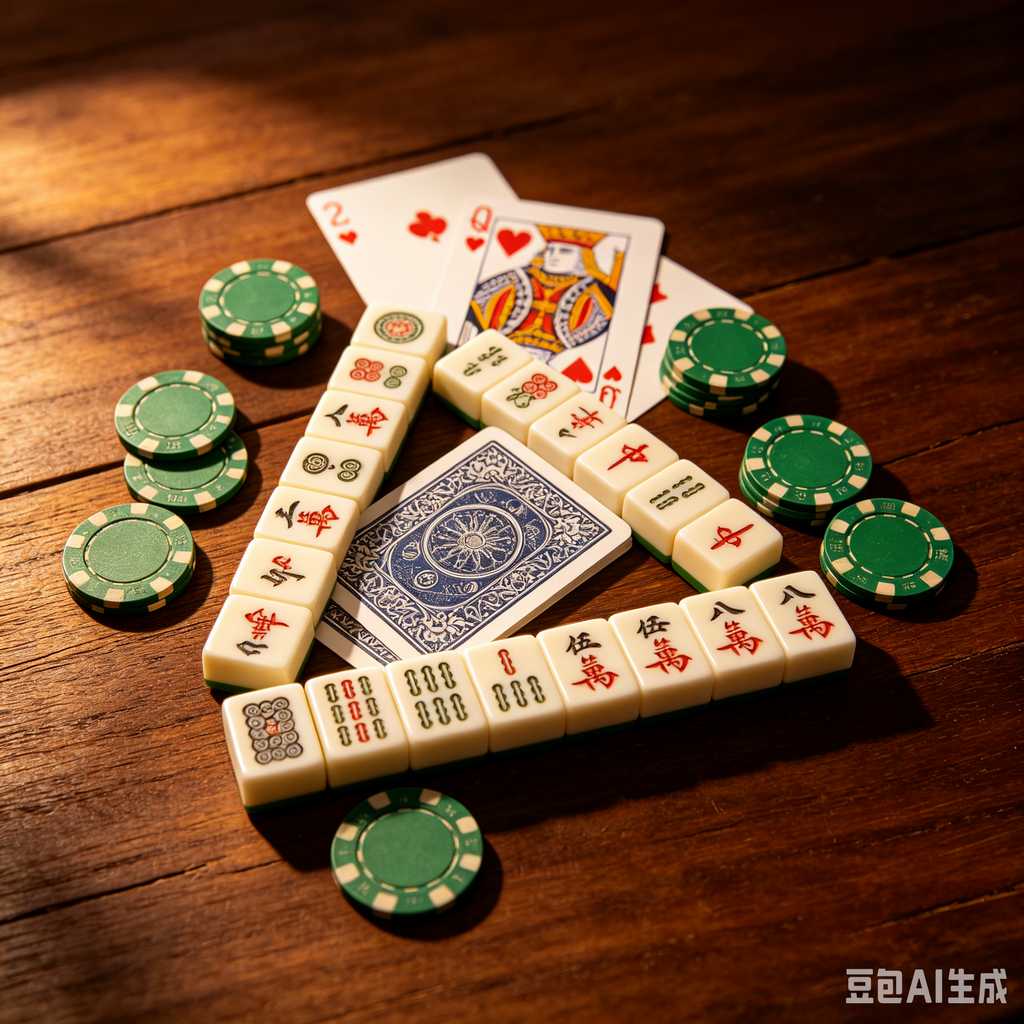 cute mini mahjong tiles set