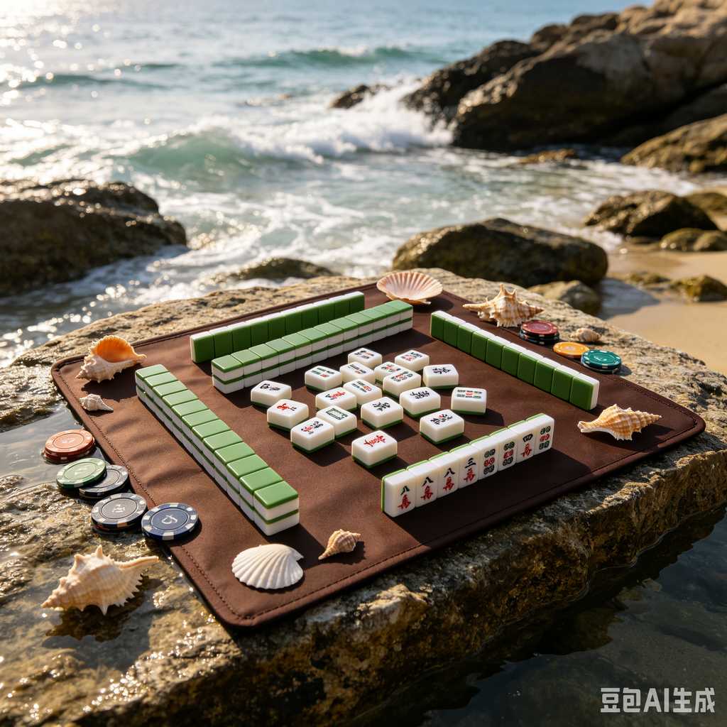 pastel color mahjong tiles